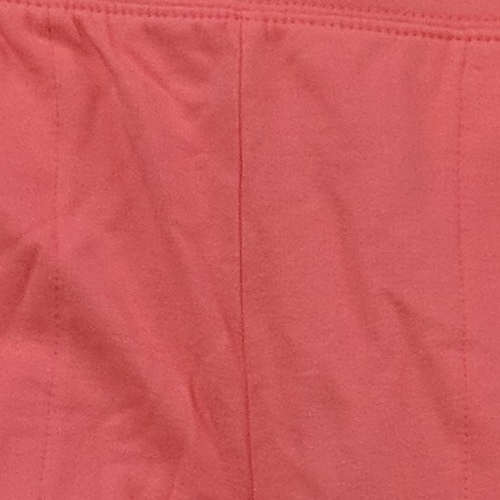 Sport Savvy French Terry Straight Leg Crop Pant Women's Pants Sz S Orange