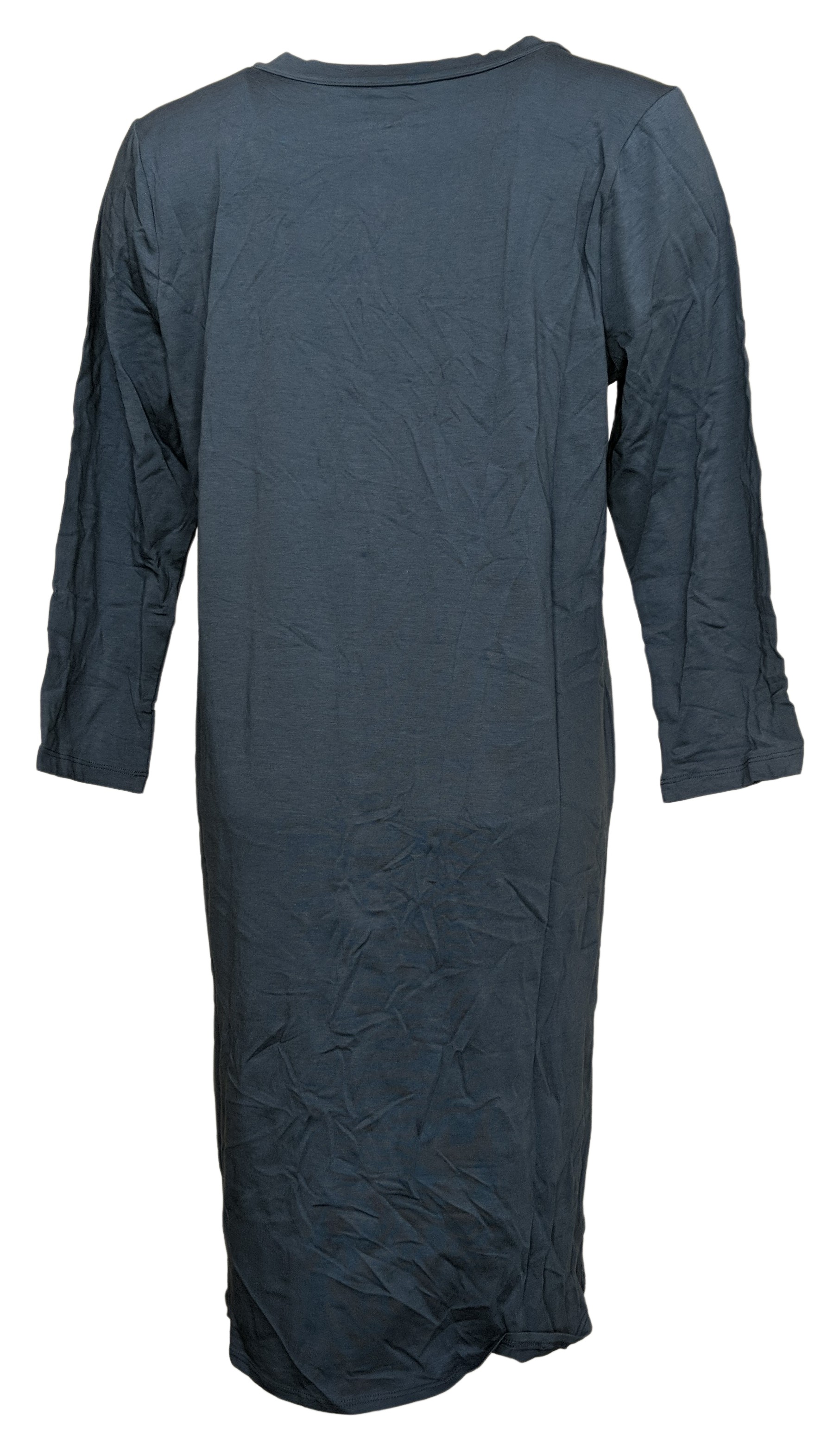 Anybody Cozy Knit Button Front Long Cardigan Women's Sleepwear Sz M Blue