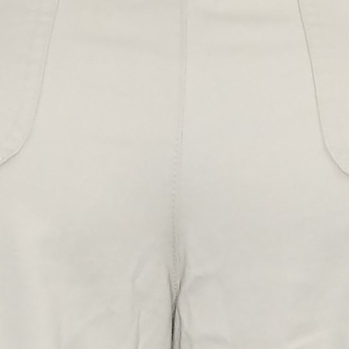 Denim & Co. Women's Petite Pants PM EasyWear Twill Relaxed Pull On Ivory A575313