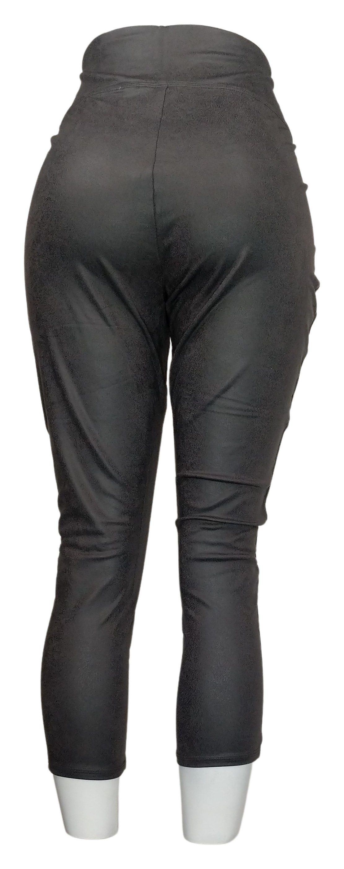 All Worthy Hunter McGrady The Ultimate Petite Faux Leather Legging Women's Gray