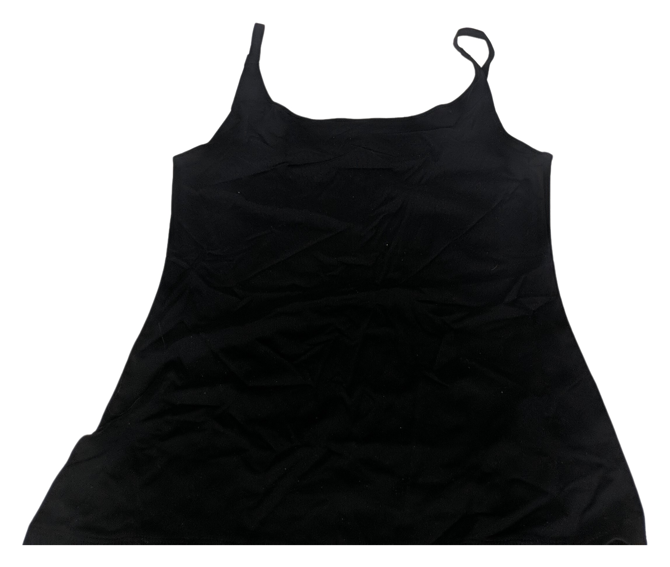 Susan Graver Smoothing Essentials Adjustable Strap Camisole Women's Top Black