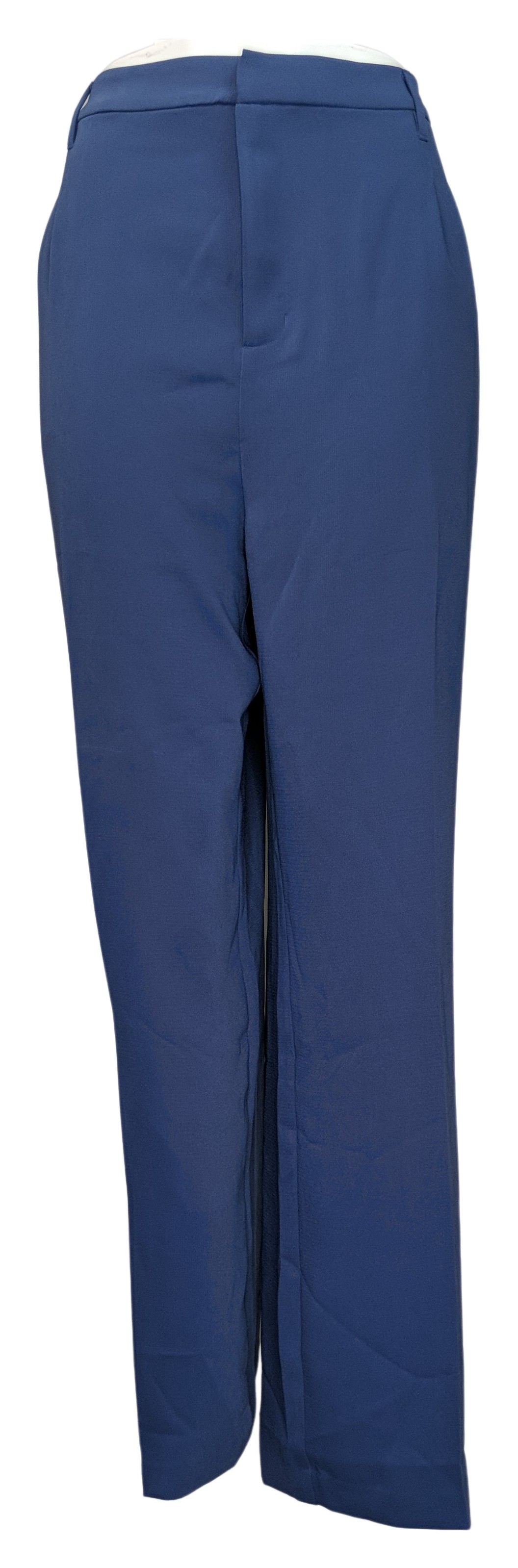 Candace Cameron Bure Women's Pants Sz 14 Darted Full Straight Leg Blue A570779