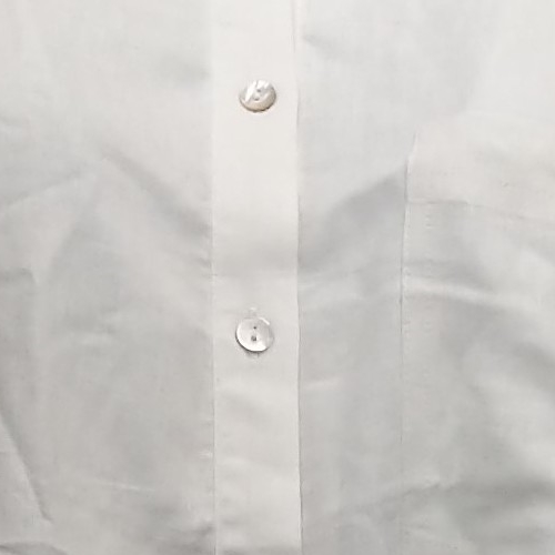 Susan Graver Pure Linen Blend Button Front Shirt Women's Top Sz M White