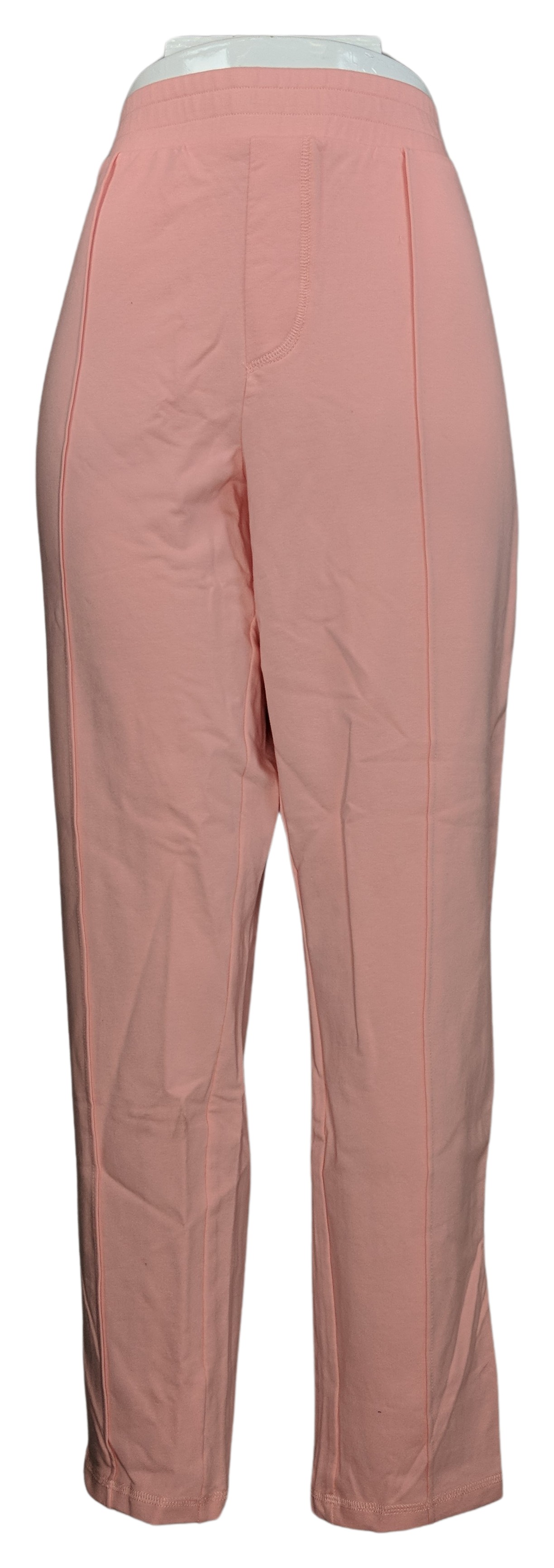 Isaac Mizrahi Live! SOHO French Terry Jogger Pants Women's Sz L Pink