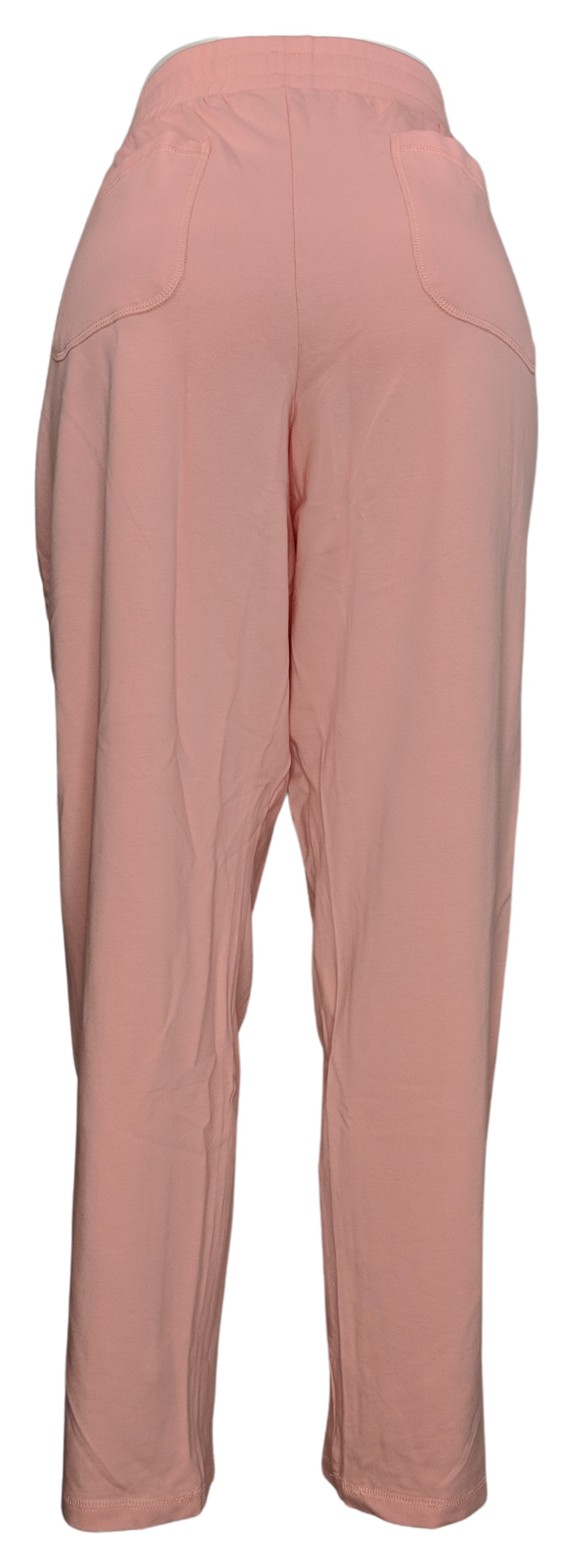 Isaac Mizrahi Live! SOHO French Terry Jogger Pants Women's Sz L Pink