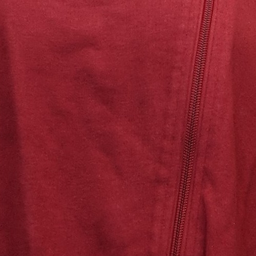 Sport Savvy French Terry Long Sleeve Side Zip Jacket Women's Sz M Red