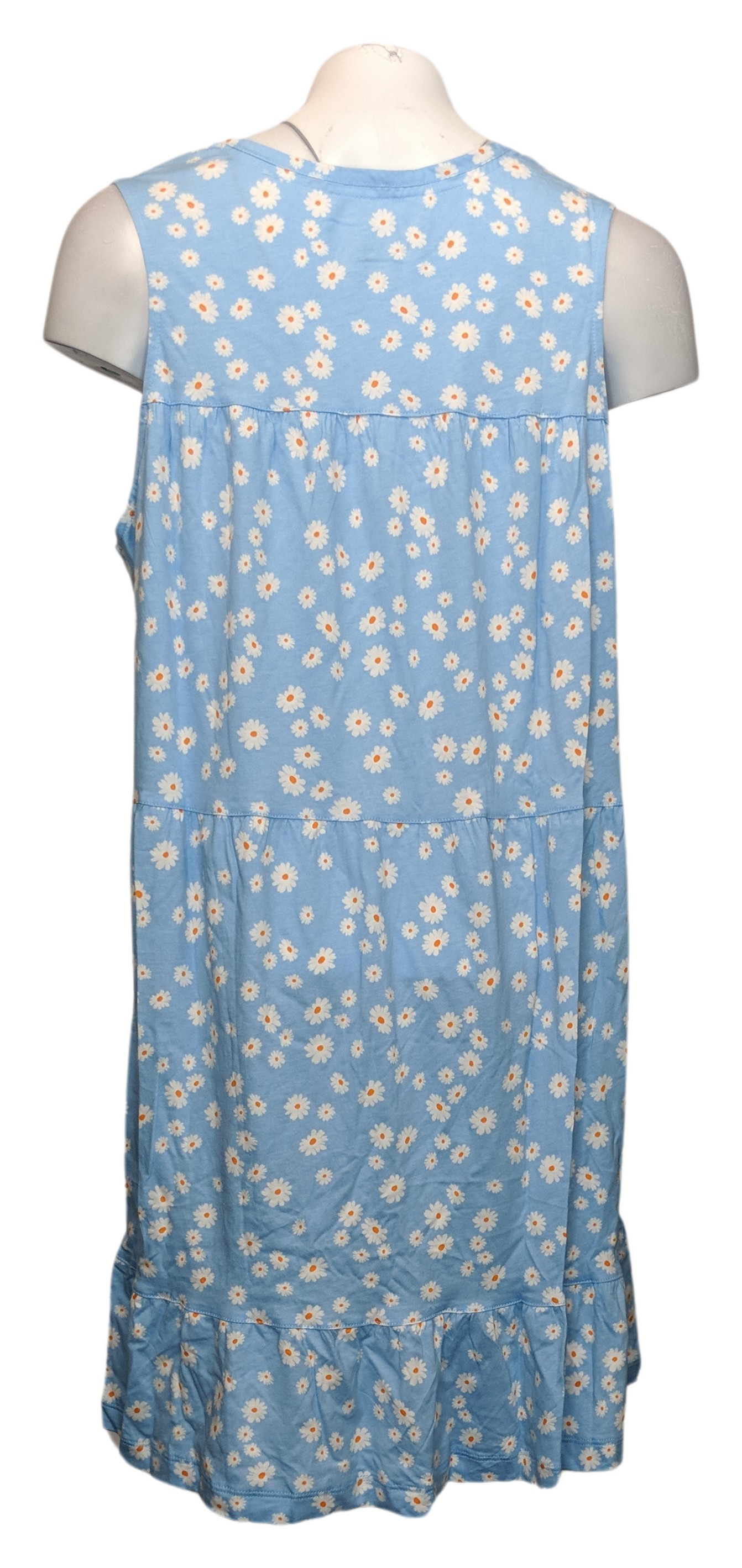 Koolaburra by UGG Women's Dress Sz XL Cotton Rayon Tiered Cottage Blue A589780