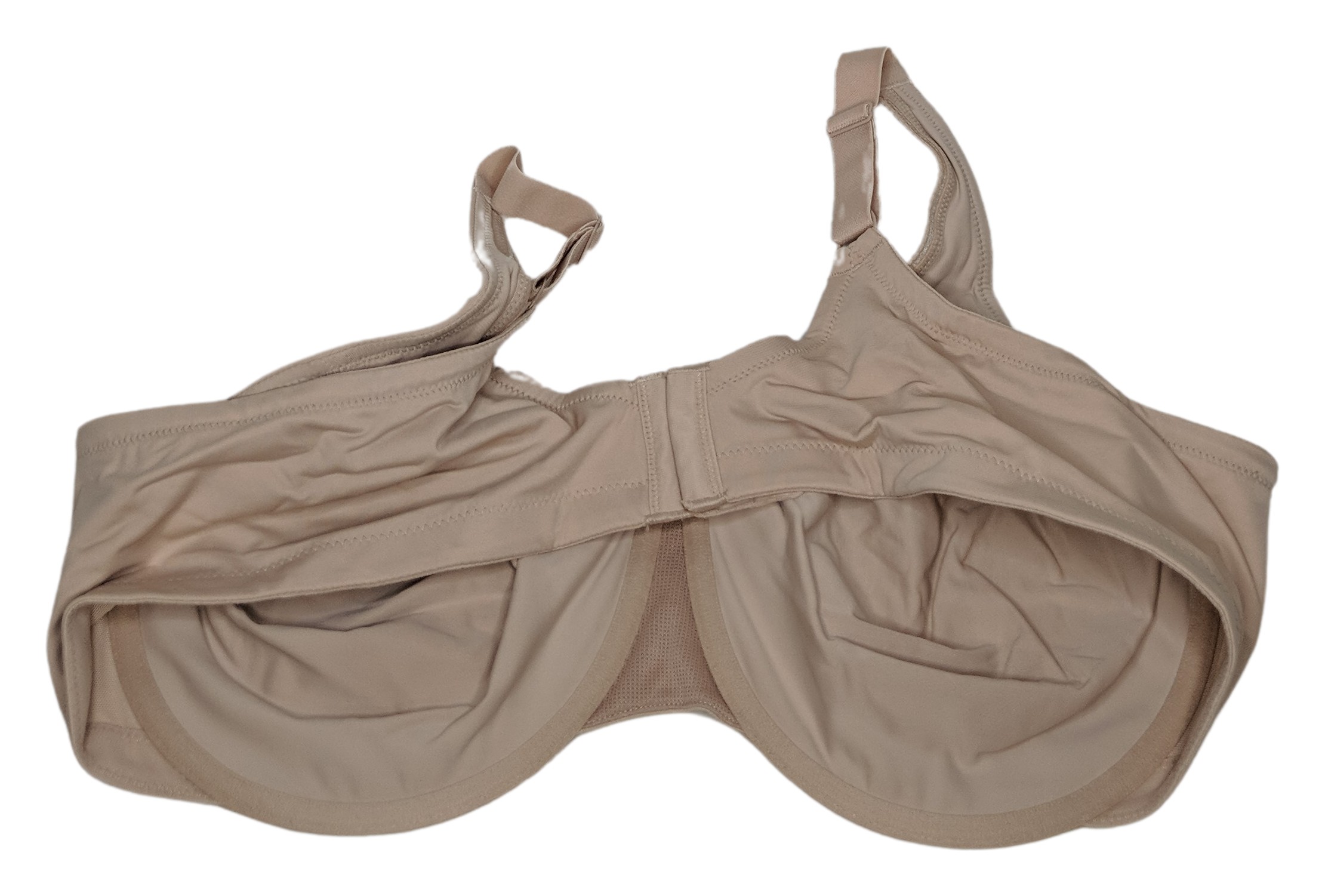 Breezies Women's Bra Sz 3XS Smoothing Support Underwire Minimizer Brown A606709