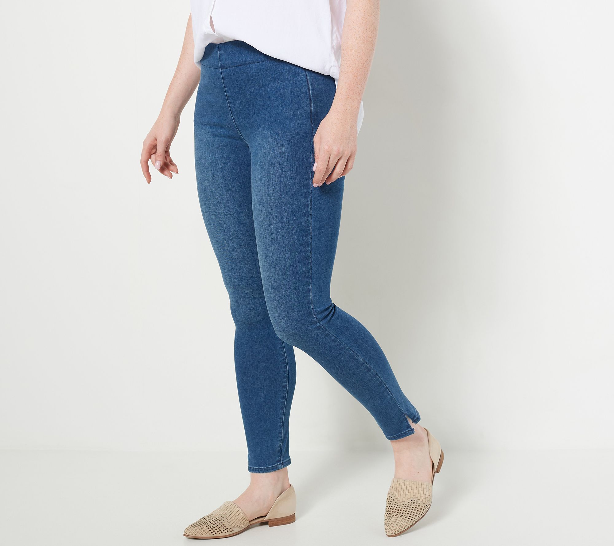 NYDJ Women's Plus Sz Jeans 3X Sculpt Her Super Skinny Ankle Blue A453027