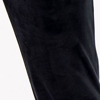 Isaac Mizrahi Live! Soho Tall Double Faced Velour Pant Women's Pants Sz L Black