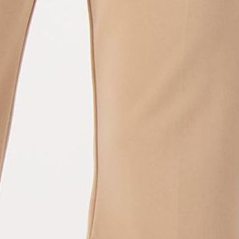 Susan Graver Women's Petite Pants PM LK Fusion Ava Slim Brown A600408