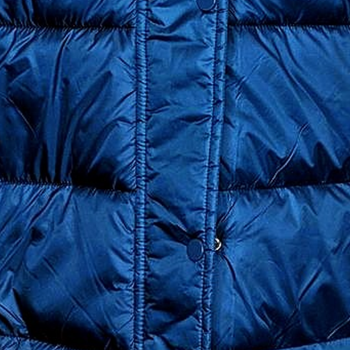 Susan Graver Women's Jacket Sz L Weekend Water Resistant Quilted Blue A547214