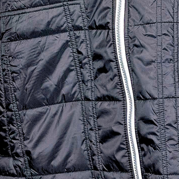 Nuage Women's Jacket Sz L Square Quilted CoatSide Snap Black A619767