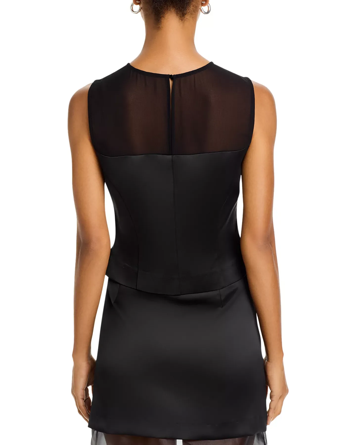 Top mujer FRENCH CONNECTION talla XS cuello ilusión - Imagen 2 de 9