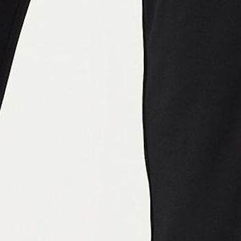 Susan Graver Women's Pants Sz L Essentials Reg Liquid Knit Straight Black A228083