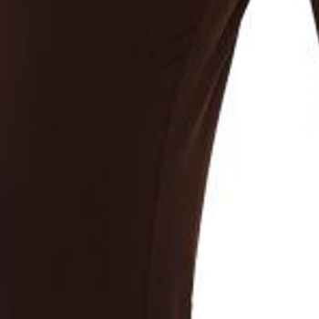 Susan Graver Women's Pants Sz M Essentials Reg Liquid Knit Straight Brown A228083