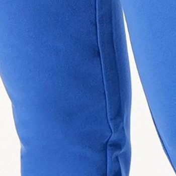 Sport Savvy Women's Pants Sz XL French Terry Slim Straight Pull On Blue A290221