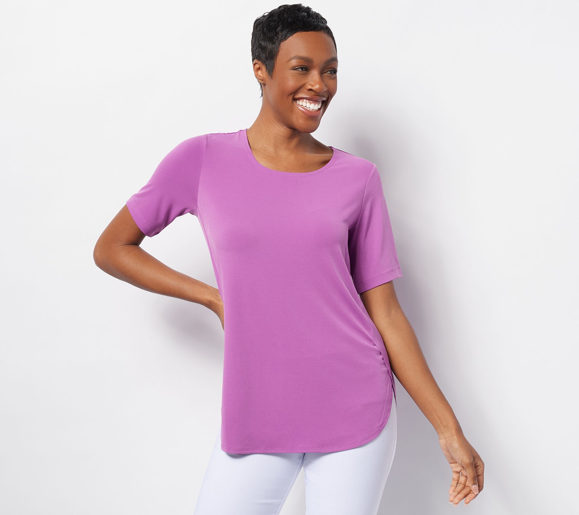 Susan Graver Essentials Liquid Knit Top | eBay