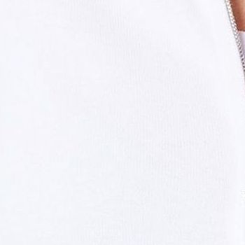 Belle by Kim Gravel Women's Top Plus Sz 3X Zip-Front Hooded Sweater White A491032