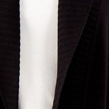 Isaac Mizrahi Live! Women's Top Plus Sz Sweater 5X Shawl Collar Black A561390