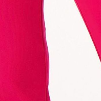 Susan Graver Women's Petite Pants PL LK Fusion Pull-On Crop Pink A590693