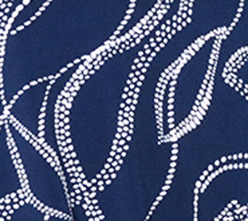 Susan Graver Women's Petite Dress PS Liquid Knit Fit & Flare Blue A596328