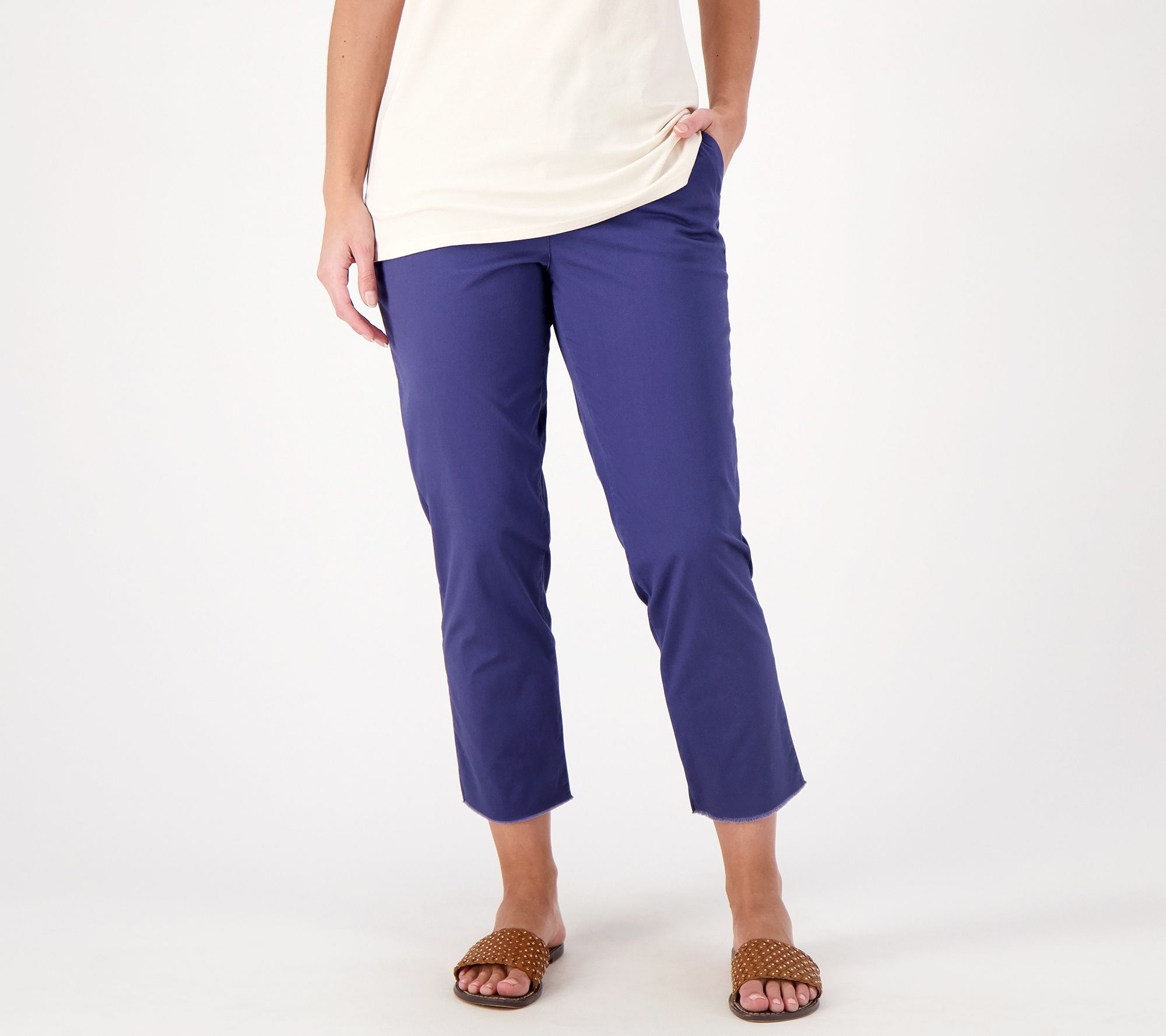 Laurie Felt Women's Pants Sz 2 Lightw Chino Blue A600878