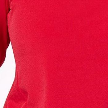 Susan Graver Women's Top Sz 2XS (XXS) Essentials /-Sleeve Red A607312