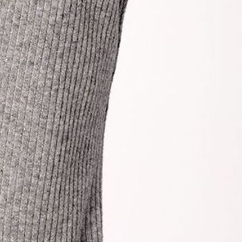Isaac Mizrahi Live! Women's Petite Pants PM Rib Knit Pull on Gray A628052