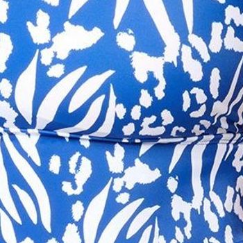 Denim & Co. Women's Plus Sz Swimsuit 22 Beach Asymmetrical Multi-colored A634798