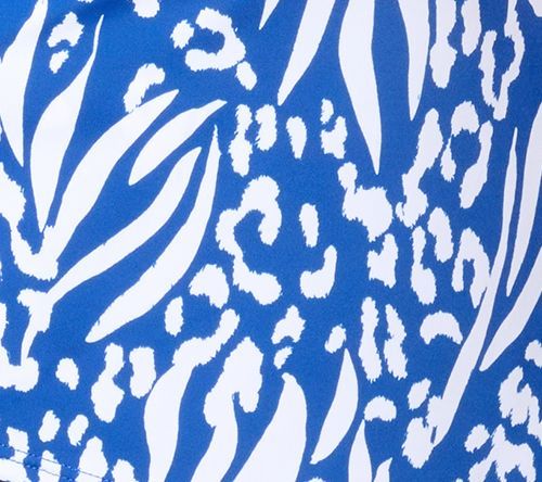 Denim & Co. Women's Plus Sz Swimsuit 22 Beach Asymmetrical Multi-colored A634798