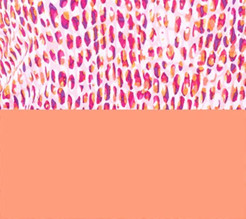 Fashion Women's Top Plus Sz 3X Print & Solid Liquid Knit Tops Pink A638784