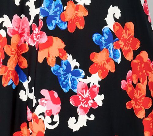 Women with Control Women's Skirt Sz L Regular Printed Como Multi-colored A648370