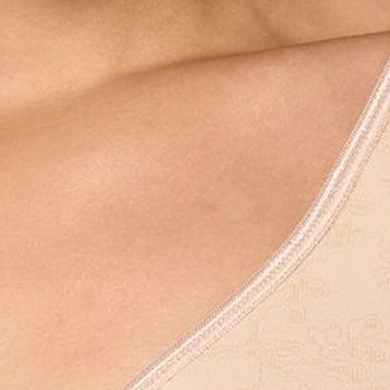 Breezies Women's Bra Sz 40DD Seamless Floral Jacquard Wirefree Brown A648378