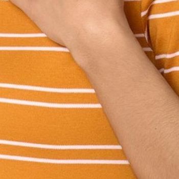 Isaac Mizrahi Live! Women's Top Plus Sz 2X Essentials Yarn Dye Orange A653657