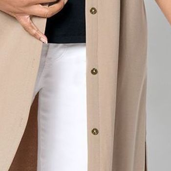 Fashion Women's Jacket Sz M Reg Every Day Textured Liquid Knit Brown A654232