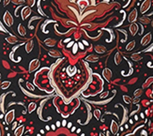 Susan Graver Women's Plus Sz Pants 2X Reg Printed Liquid Knit Sofia Red A654270