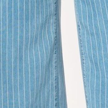 NYDJ Women's Pants Sz 0 High Rise Brigitte Wide Leg Capri Blue A654470