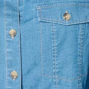 Gloria Vanderbilt Women's Top Sz L Belle Boho by Kim Gravel Bracelet Blue A655031