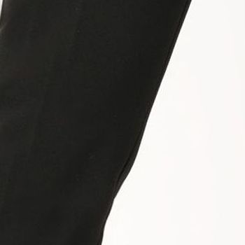 Susan Graver Women's Petite Pants P2XS Tailored by Smart Ponte Slim Black A655629