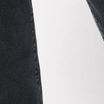 Fashion Women's Plus Sz Pants 1X Pull-On Ankle Length Denim Black A658920