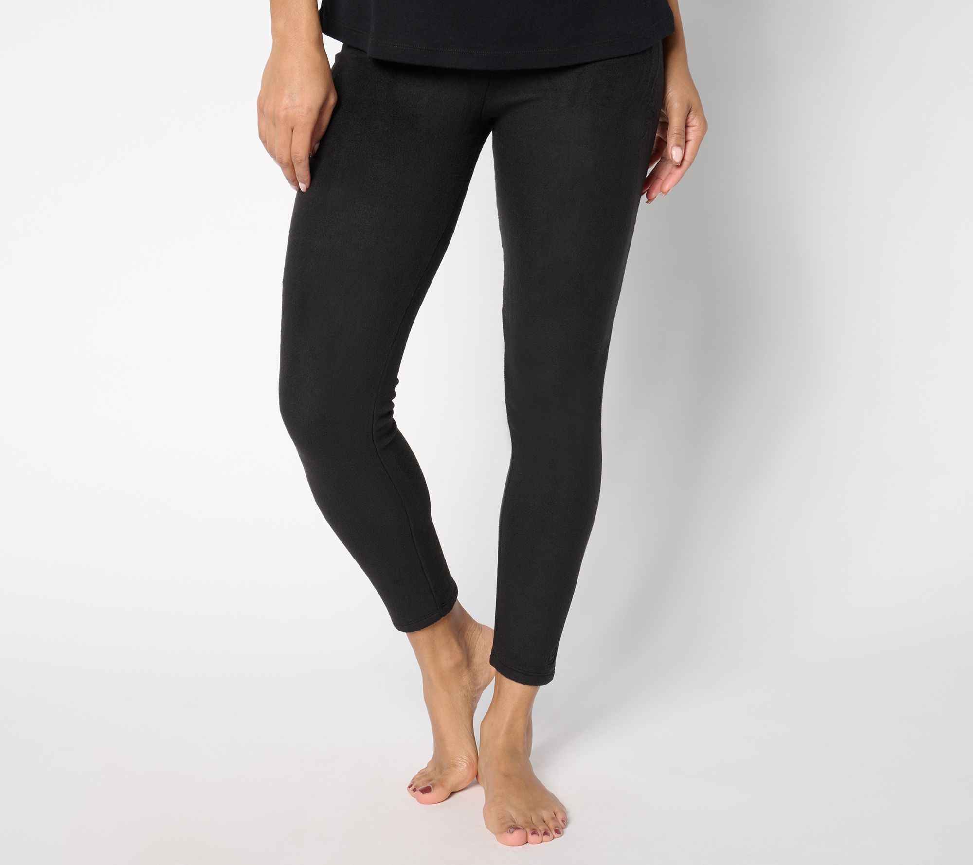 Cuddl Duds Women's Pants Sz L Base Layers Fleecewear with Stretch