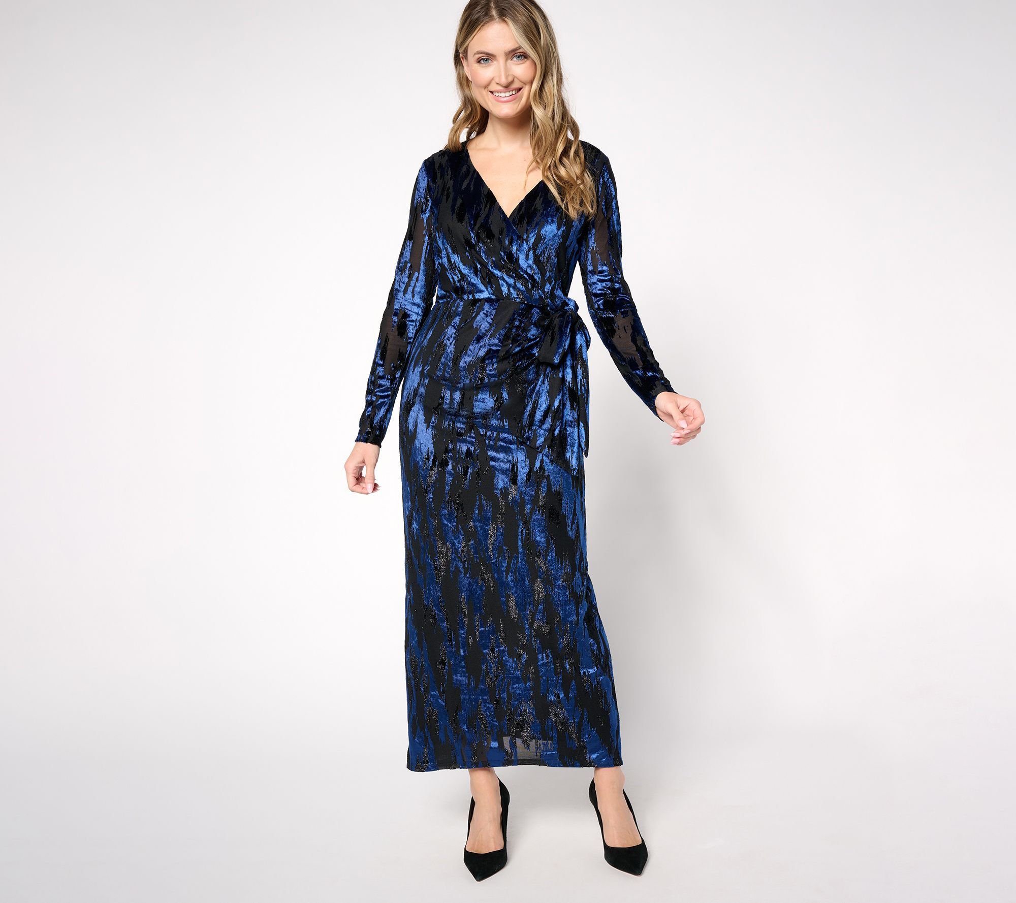 dennis basso evening dresses Dennis Basso Women's Dress Sz 14 Burnout Evening Gown Black A672942