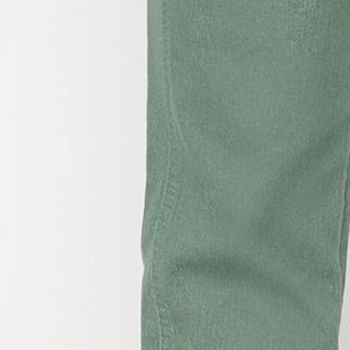 Denim & Co. Women's Pants Sz 12 Classic Color Ankle Jean Green A675122