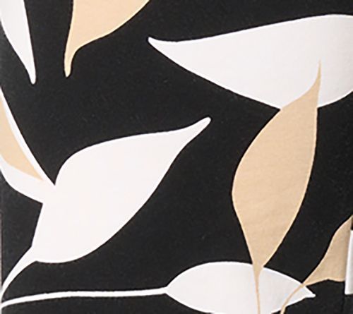 Denim & Co. Women's Petite Pants PL Beach Jersey Full Multi-colored A678642