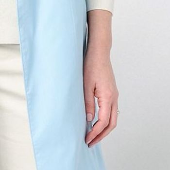 Carla Rockmore Collection Women's Jacket Sz XS Taffetta Trench Coat Blue A683895