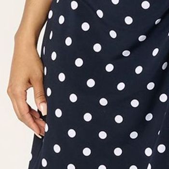 Susan Graver Women's Petite Dress PL Liquid Knit Faux Wrap Cascade Blue A685196