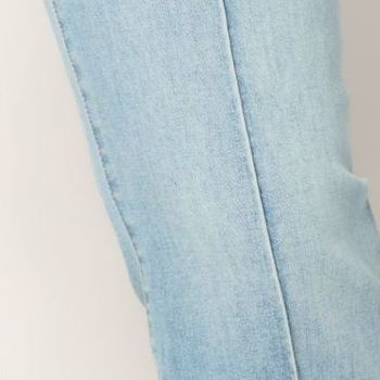 Liverpool Los Angeles Women's Pants Sz 4 Gia Crop Jean Pintucks Blue A685457