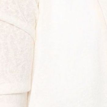SUNNYLiFE Women's Top Plus Sz Sweater 1X Denim & Co. Essentials White A685473