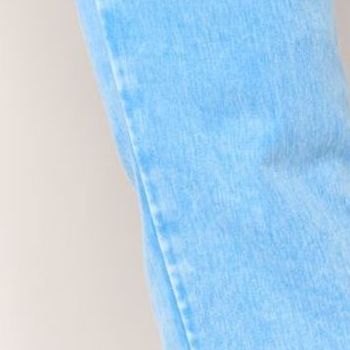 Belle by Kim Gravel Women's Pants Sz 6 Tall Delray Denim Capri Pant Blue A686599